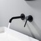 Kibi Circular Single Handle Wall Mounted Bathroom Sink Faucet, Matte Black KBF1023MB - alternate 6